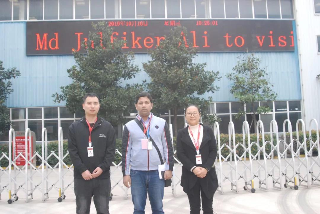 寶潤達(dá)制造蜚聲海外，孟加拉國客戶Ali先生來訪驗(yàn)貨