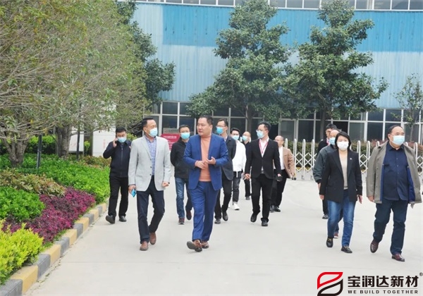 許昌市建筑業協會會長來訪寶潤達